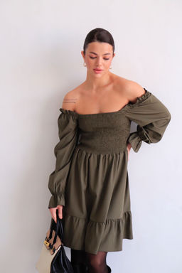 Martichelli Платье хаки фото 13