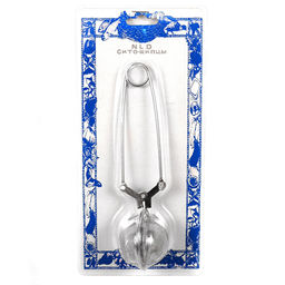 Сито-щипцы для чая металлическое, в блистере (Китай)