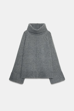 OVERSIZED KNIT HIGH NECK JUMPER - Zara фото 6