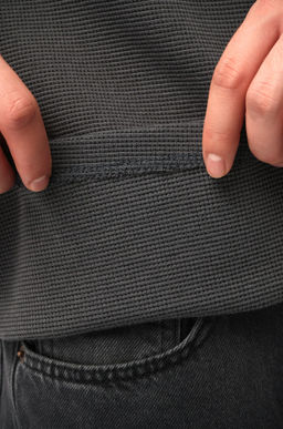 Мужской лонгслив на пуговицах Happyfox