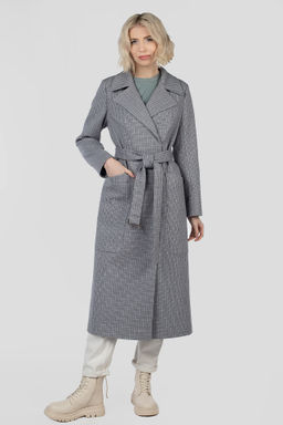 Пальто женское демисезонное (пояс) - El podio фото 3