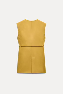 ZW COLLECTION WAISTCOAT WITH BELT AND VENTS - Zara фото 19
