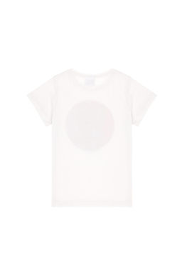 U. S. Polo Assn / Футболка цвета экрю для девочек с круглым вырезом - U.s. polo assn фото 10