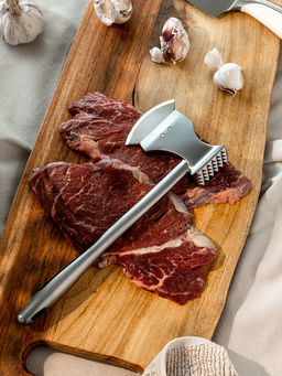 Молоток для мяса 26x9,5x2,6 черный цинковый сплав, ТПР