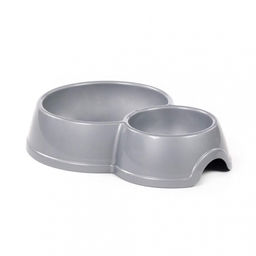 Миска для животных №10, двойная 294*215 мм, 1,05 л арт. 08364, 08388