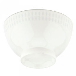 Облако Пиала фарфоровая 430мл, д12,7см, h7см, рельефный декор - голубой, отводка, белый (Китай) - Домашняя мода фото 3