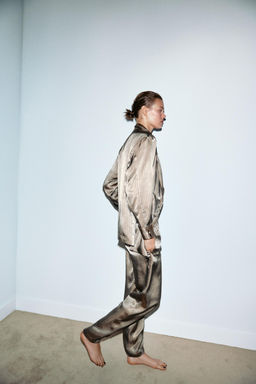 STRIPED PYJAMA BOTTOMS - Zara фото 9