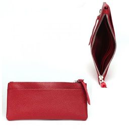 Портмоне женское Croco-ПР-803 натуральная кожа 3 отд, 6 карм, красный флотер (113) 236245