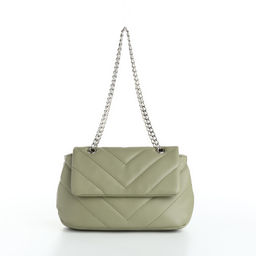 Сумка женская мессенджер на магните, 23×7×14 см, оливковая