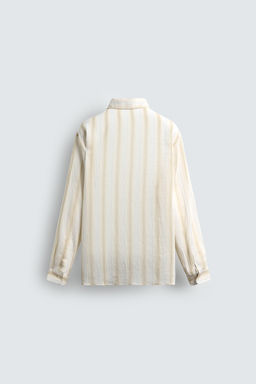 STRIPED FLOWING SHIRT - Zara фото 9