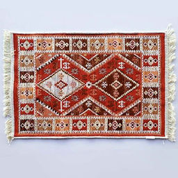 Коврик для в/к KILIM GOLD из 1шт 80х150см 70434 (кремовый-коричневый) 1/20