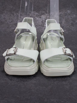 08-PEXL130-3 LT.GREEN Босоножки женские (натуральная кожа) - No name фото 6