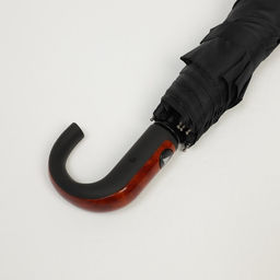 Зонт полуавтоматический Strong, прорезиненная ручка, 3 сложения, 8 спиц, R = 48 см, цвет чёрный - Simaland фото 4