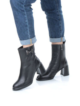 04-M3-L810 BLACK Ботинки зимние женские (натуральная кожа, натуральный мех)