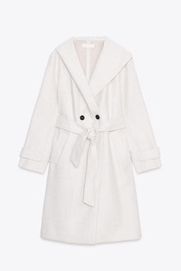 SOFT HOODED COAT - Zara фото 4