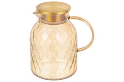 Кувшин 1,8 л 18*13*19,5 см Crystal glass золото+метал.крышк. с силик.уплотнит, ионное покр - Elan gallery фото 4