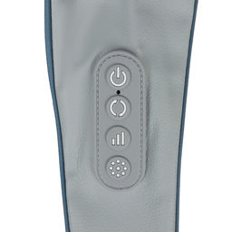 Массажёр для спины и шеи LEM-29, наплечный, ИК подогрев, серый