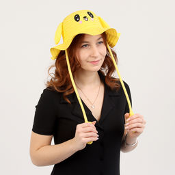 Панама детская «Милый зайка», уши поднимаются, р-р. 52-54