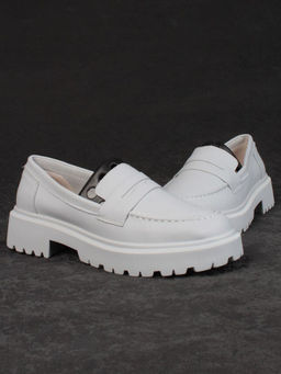 03-PDD178-5 LT. GRAY Полуботинки женские (натуральная кожа)