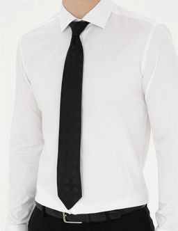 Beyaz Ex. Slim Fit Uzun Kollu Basic G_mlek