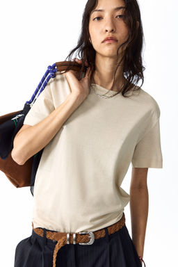 Camiseta en mezcla de seda - H&m фото 7
