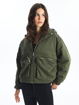 Kap??onlu Oversize Kad?n Ya?murluk