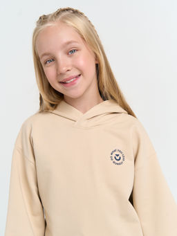 Худи оверсайз облегченное Крем-брюле 7+ - Bungly фото 3