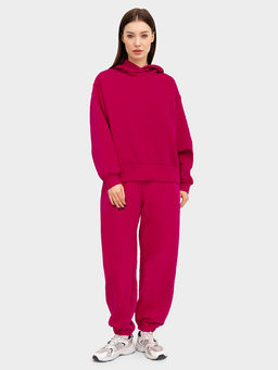 Худи женское в малиновом оттенке темная роза 302792 - Mark formelle фото 11