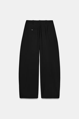 WIDE-LEG PLEATED TROUSERS ZW COLLECTION - Zara фото 5