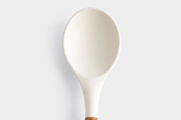 Ложка сервировочная, 32 см, силикон/дерево, молочный, Wenge - Anna lafarg фото 5