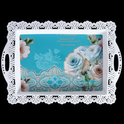 Поднос 35*24,5 пластик см, арт. 803 (607039)