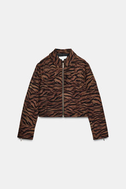 ANIMAL PRINT JACKET - Zara фото 3