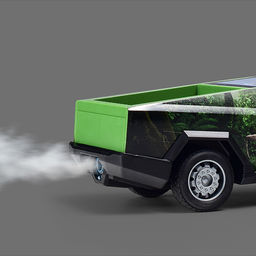 Машина"Дино" р/у, с дымом, 27 MHz, в коробке