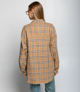 Рубашка #КТ225 (5), бежевый - Dommod фото 3