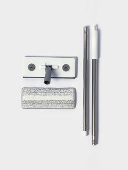 Швабра для стен и окон, со сгоном, стальная ручка, 2 насадки из микрофибры, 20885 см - Simaland фото 11