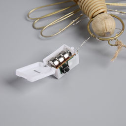 Светодиодная фигура подвесная Ангел, 14х11х5 см, 10 LED, от батареек AG13х3, свечение тёплое белое - Luazon lighting фото 4