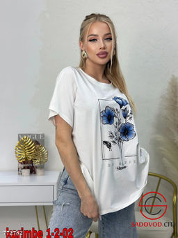 Женская футболка с принтом