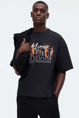 Camiseta con estampado Oversized Fit - H&m фото 4