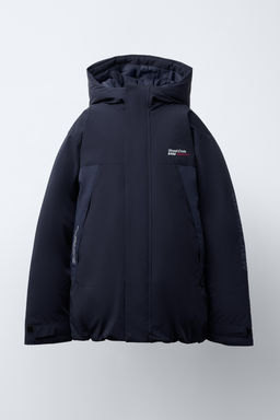 COLOUR BLOCK QUILTED JACKET