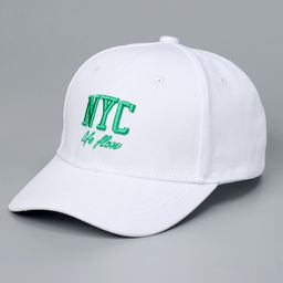 Кепка детская NYC, белая, р-р 52-54, 5-7 лет