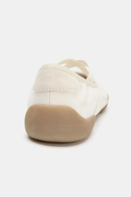 SPORTS BALLET FLATS WITH ELASTIC STRAPS - Zara фото 12