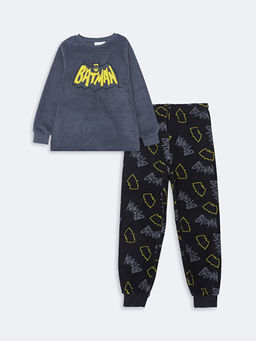 Batman Nak??l? Polar Erkek ?ocuk Pijama Tak?m?