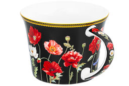 Чайн. пара 2 пр. 270 мл 12,5*9,5*7 см  Маки на черном NEW BONE CHINA - Elan gallery фото 16
