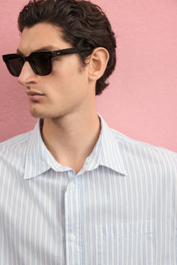 Camisa de popelina estilo boxy Regular Fit - H&m фото 4