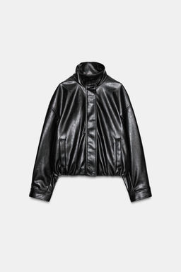 FAUX LEATHER VOLUME JACKET - Zara фото 7