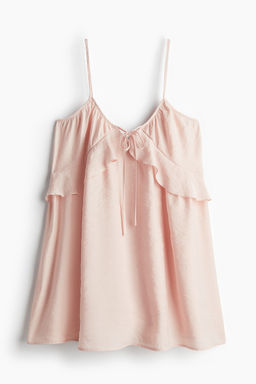 Vestido en mezcla de modal con ribetes de volante - H&m фото 8