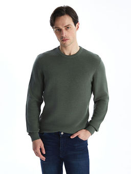 Bisiklet Yaka Erkek Triko Kazak