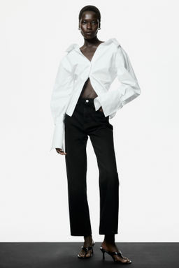 Straight High Waist Ankle Jeans - H&m фото 11