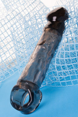 Насадка Toyfa XLover, для увеличения размера, TPE, черная, 19.5 см