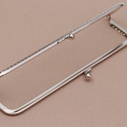 Фермуар пришивной Прямоугольник, 20 см, цвет серебряный - Арт узор фото 2